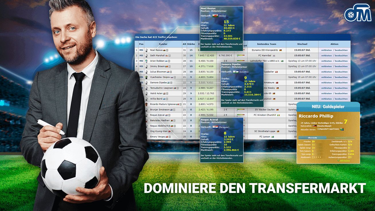 browsergame fussball manager