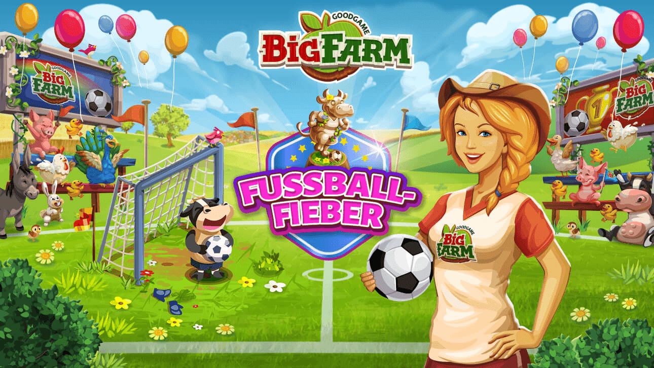 BrowserGames.de Goodgame Big Farm Das Fußballfieber ist wieder ausgebrochen